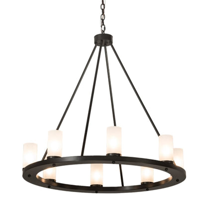 Meyda Tiffany Loxley 8 Light 36" Wide Ring Chandelier