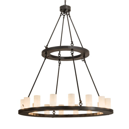 Meyda Tiffany Loxley 16 Light 48" Wide Ring Chandelier
