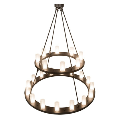 Meyda Tiffany Loxley 24 Light 54" Wide Ring Chandelier