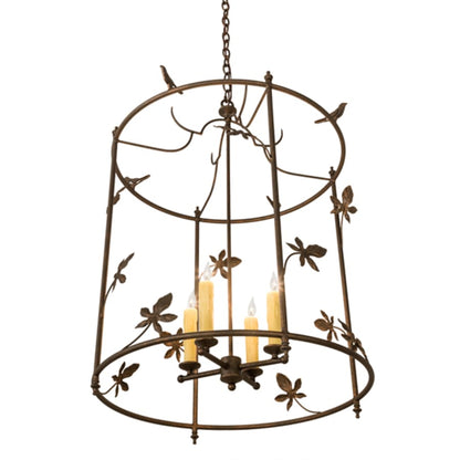Meyda Tiffany 4 Light 25" Wide Taper Candle Pendant