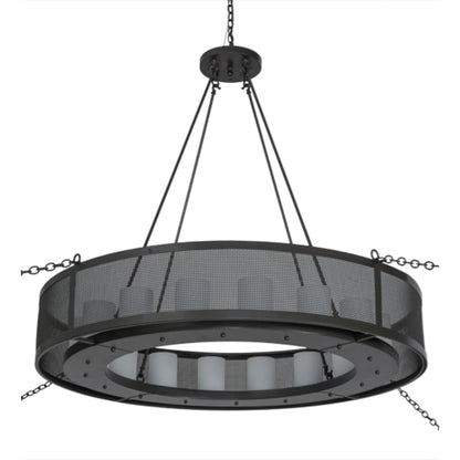 Meyda Tiffany Loxley Golpe 16 Light 56" Wide Ring Chandelier
