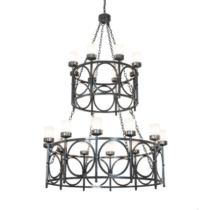 Meyda Tiffany Porta 20 Light 54" Wide Ring Chandelier