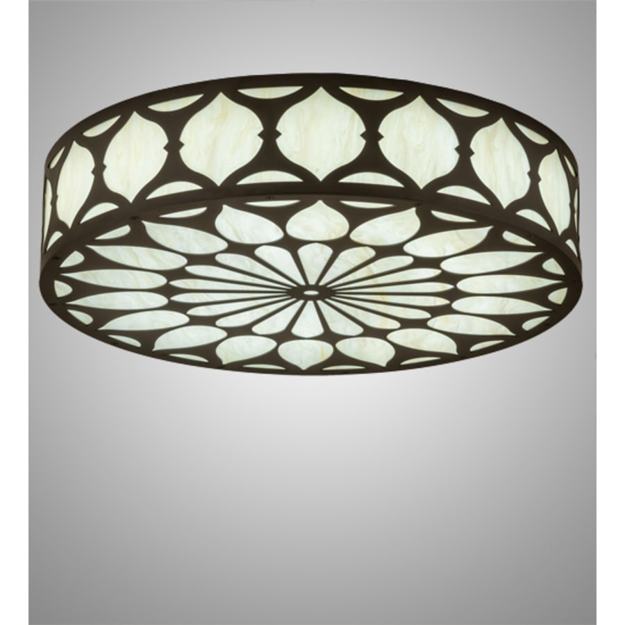 Meyda Tiffany Lorea 36" Wide LED Flush Mount Drum Ceiling Fixture