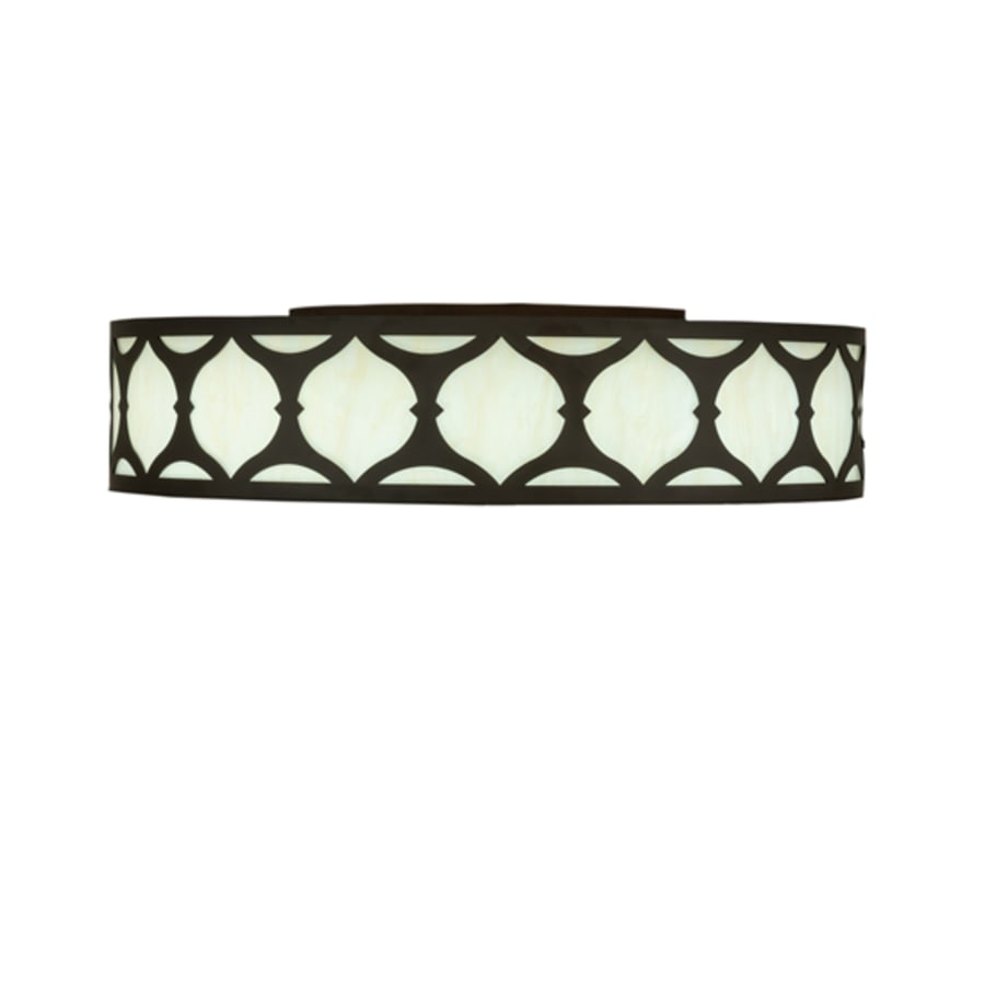 Meyda Tiffany Lorea 36" Wide LED Flush Mount Drum Ceiling Fixture
