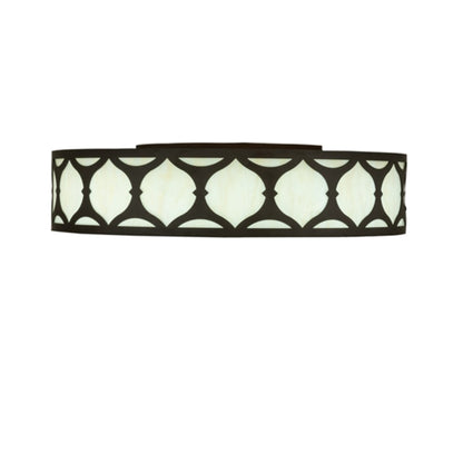 Meyda Tiffany Lorea 36" Wide LED Flush Mount Drum Ceiling Fixture