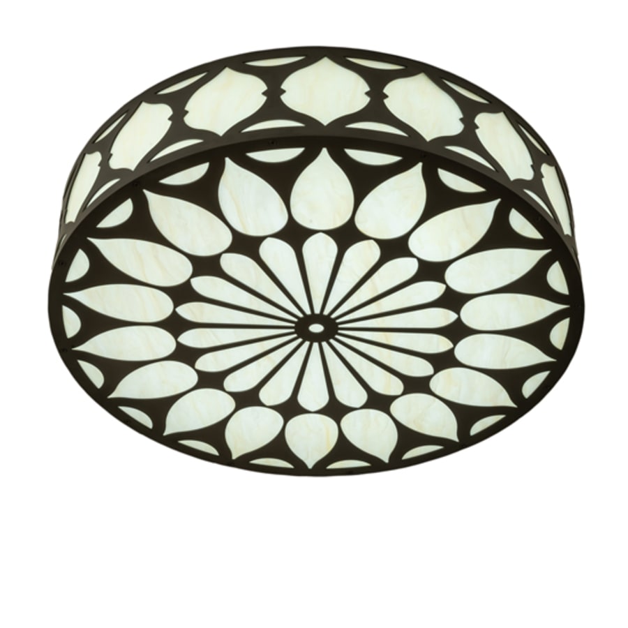Meyda Tiffany Lorea 36" Wide LED Flush Mount Drum Ceiling Fixture