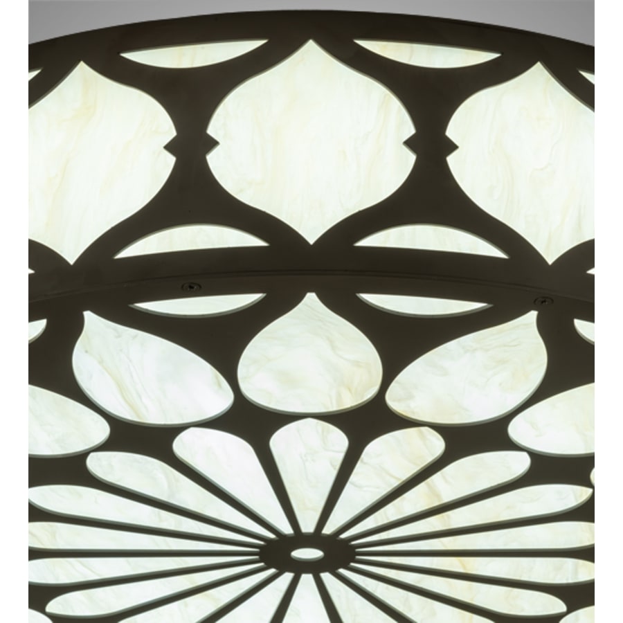 Meyda Tiffany Lorea 36" Wide LED Flush Mount Drum Ceiling Fixture