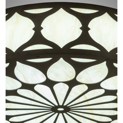 Meyda Tiffany Lorea 36" Wide LED Flush Mount Drum Ceiling Fixture