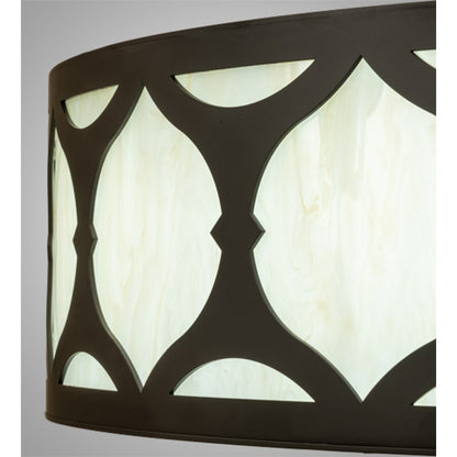 Meyda Tiffany Lorea 36" Wide LED Flush Mount Drum Ceiling Fixture