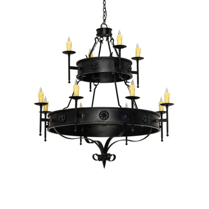 Meyda Tiffany Lorenzo 100 Light 48" Wide Taper Candle Style Chandelier