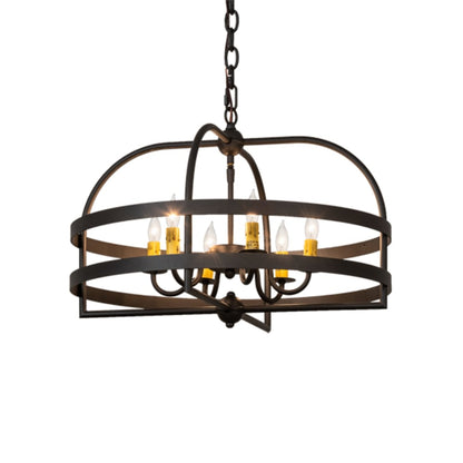 Meyda Tiffany Aldari 6 Light 23" Wide Taper Candle Style Chandelier