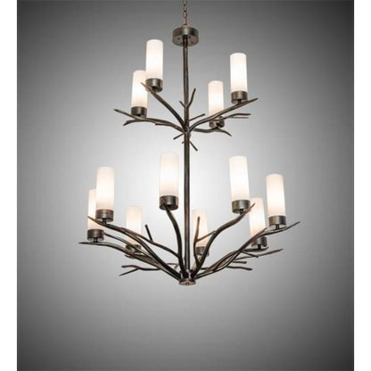 Meyda Tiffany Winter Solstice 12 Light 42" Wide Chandelier