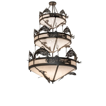 Meyda Tiffany Catch of the Day 18 Light 58" Wide Chandelier