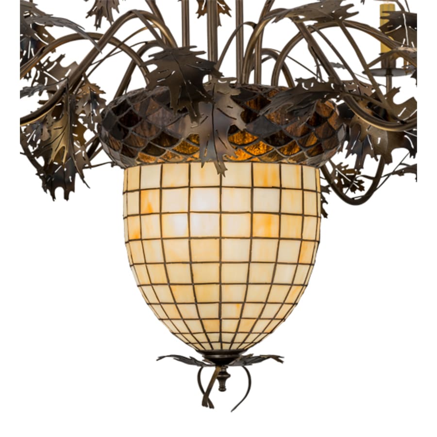 Meyda Tiffany Greenbriar Oak 11 Light 63" Wide Taper Candle Style Chandelier