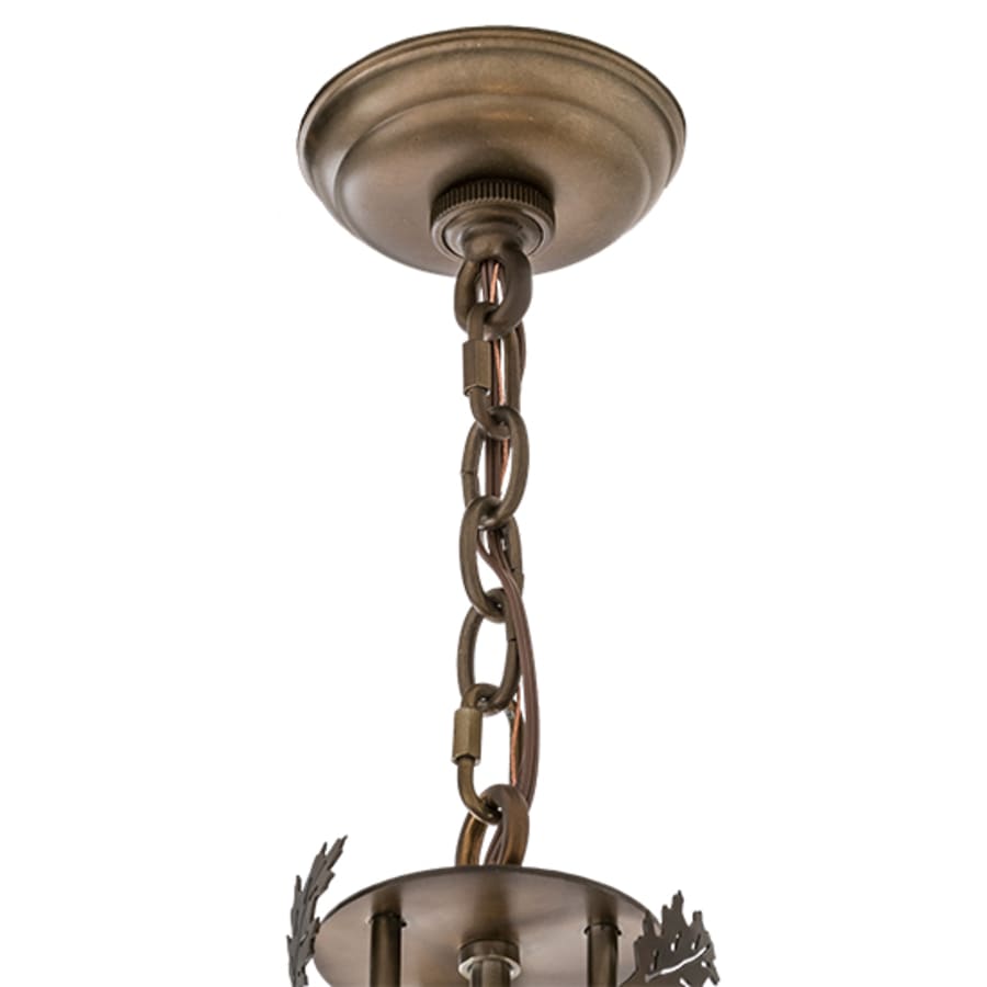 Meyda Tiffany Greenbriar Oak 11 Light 63" Wide Taper Candle Style Chandelier