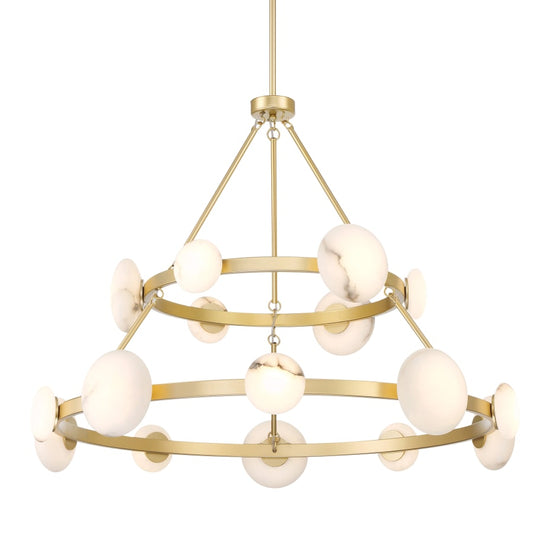 Minka Lavery Zill 42" Wide Two Tiered LED Ring Chandelier