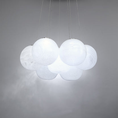 Modern Forms Cosmic 7 Light 27" Wide Integrated LED Suspension Multi Light Pendant