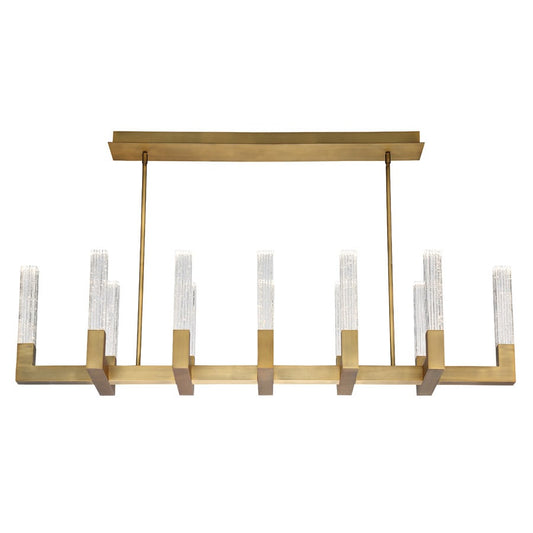 Modern Forms Cinema 12 Light 54" Wide Integrated LED Linear Chandelier