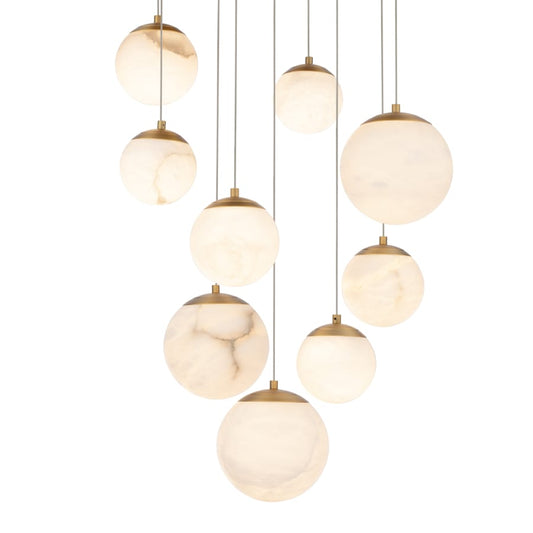 Modern Forms Pisces 9 Light 17" Wide LED Multi Light Pendant