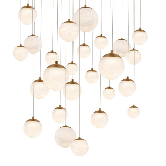 Modern Forms Pisces 25 Light 28" Wide LED Multi Light Pendant