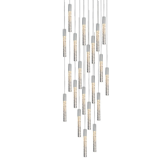 Modern Forms Magic 21 Light 26" Wide LED Multi Light Pendant with Piastra Crystal Shades