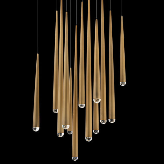 Modern Forms Cascade 13 Light 20" Wide LED Crystal Multi Light Pendant