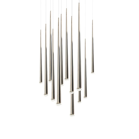 Modern Forms Cascade 13 Light 20" Wide LED Crystal Multi Light Pendant