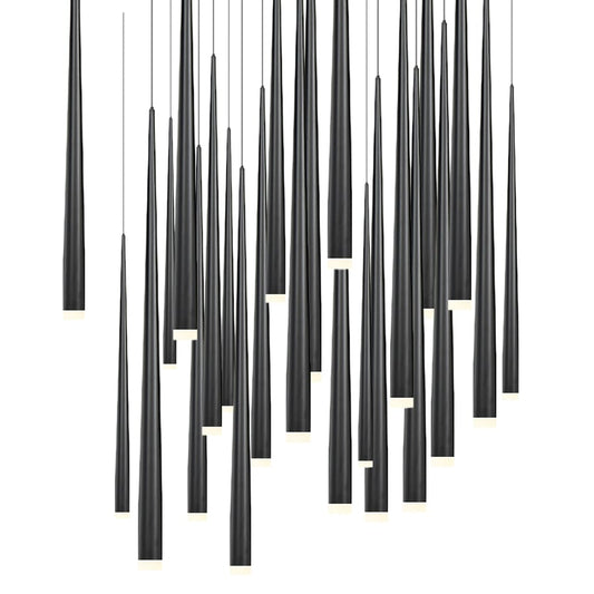 Modern Forms Cascade 25 Light 28" Wide LED Suspension Multi Light Pendant