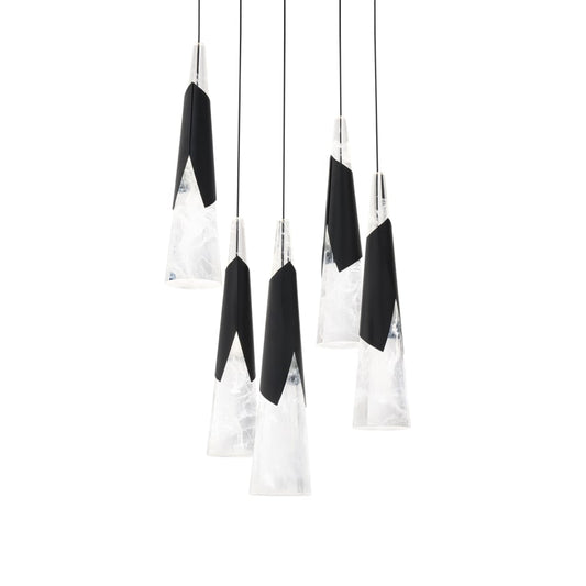 Modern Forms Kilt 5 Light 17" Wide LED Suspension Multi Light Pendant