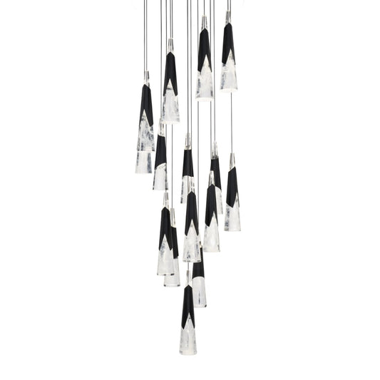 Modern Forms Kilt 15 Light 23" Wide LED Suspension Multi Light Pendant