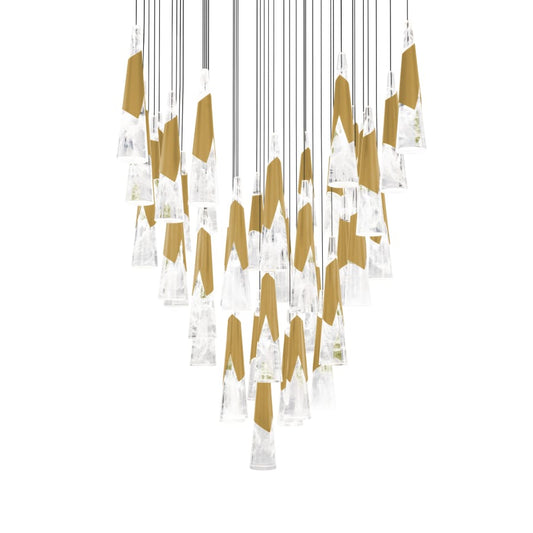 Modern Forms Kilt 41 Light 36" Wide LED Suspension Multi Light Pendant