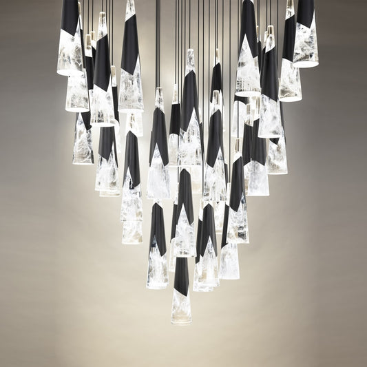 Modern Forms Kilt 41 Light 36" Wide LED Suspension Multi Light Pendant