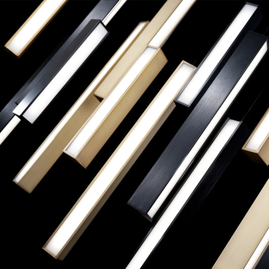 Modern Forms Chaos 14 Light 10" Wide LED Suspension Linear Pendant