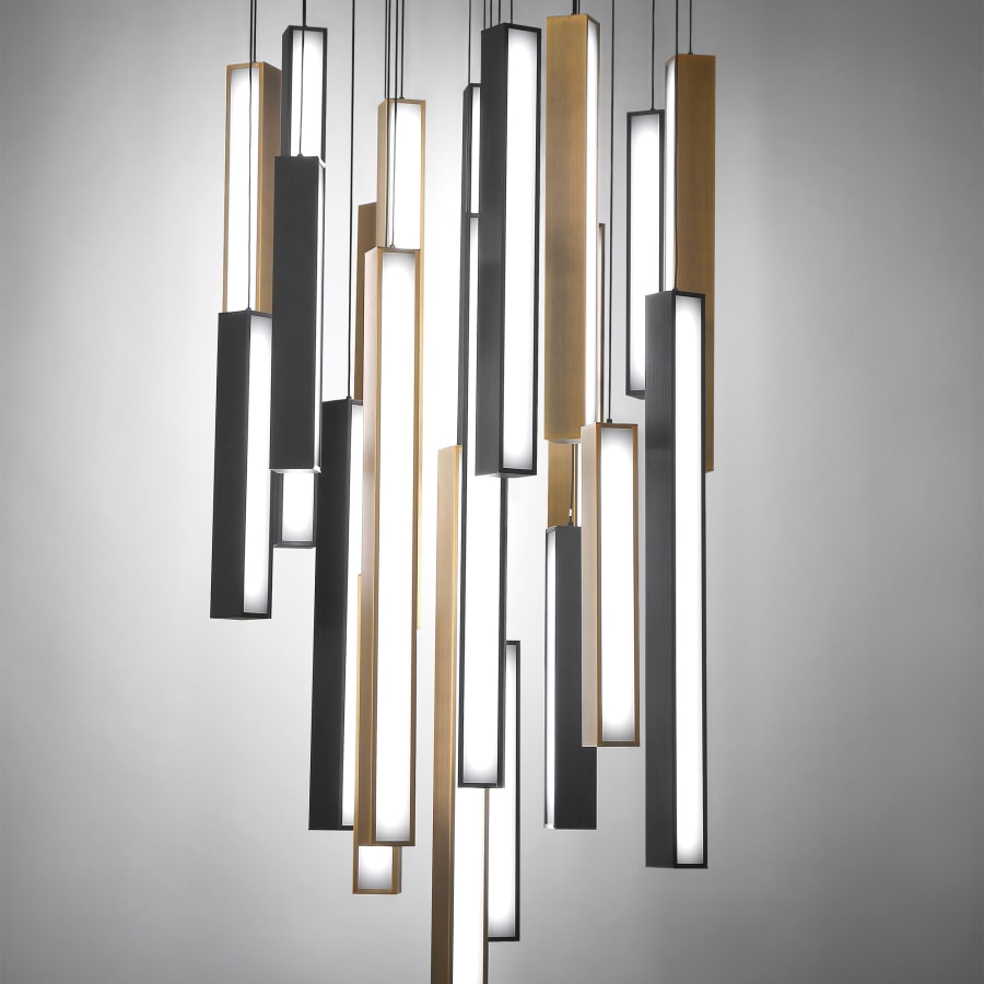 Modern Forms Chaos 21 Light 26" Wide LED Multi Light Pendant