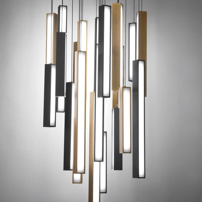 Modern Forms Chaos 21 Light 26" Wide LED Multi Light Pendant