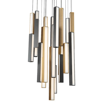 Modern Forms Chaos 21 Light 26" Wide LED Multi Light Pendant