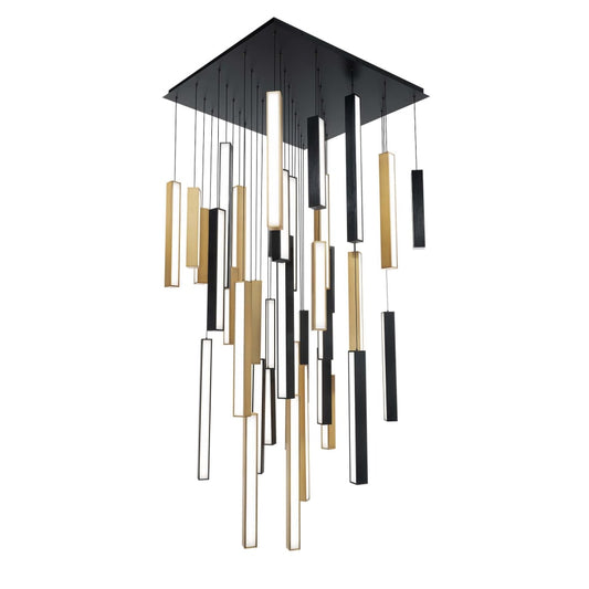 Modern Forms Chaos 41 Light 36" Wide LED Suspension Multi Light Pendant