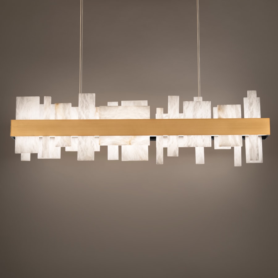 Modern Forms Acropolis 46" Wide LED Abstract Linear Chandelier