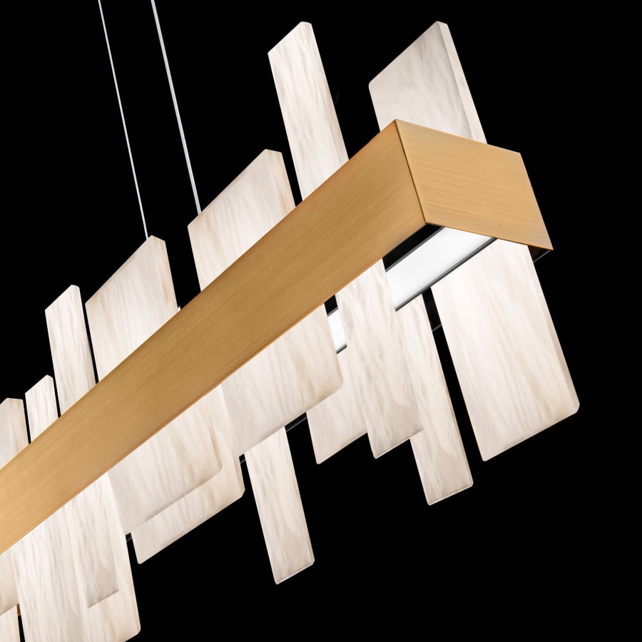 Modern Forms Acropolis 46" Wide LED Abstract Linear Chandelier