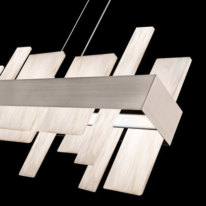 Modern Forms Acropolis 46" Wide LED Abstract Linear Chandelier