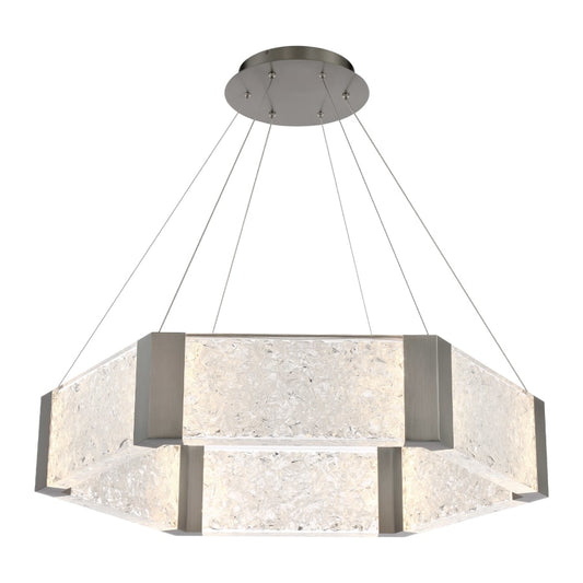 Modern Forms Forever 34" Wide LED Suspended Drum Chandelier with K5 Crystal Shades