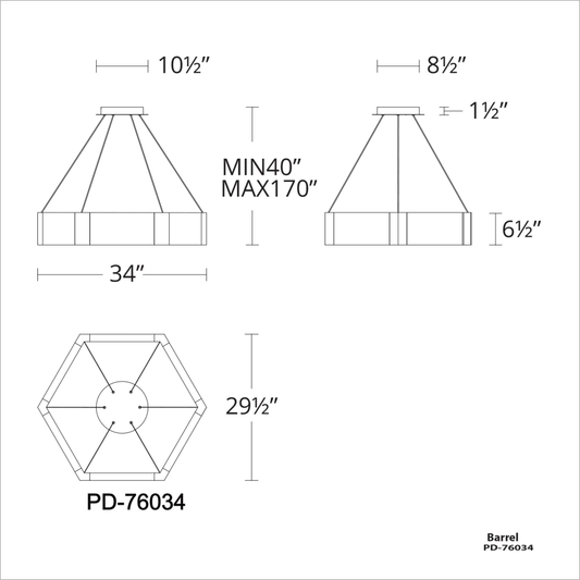 Modern Forms Forever 34" Wide LED Suspended Drum Chandelier with K5 Crystal Shades