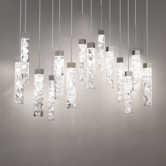 Modern Forms Minx 14 Light 10" Wide LED Crystal Multi Light Pendant