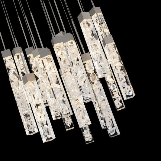 Modern Forms Minx 21 Light 26" Wide LED Crystal Multi Light Pendant