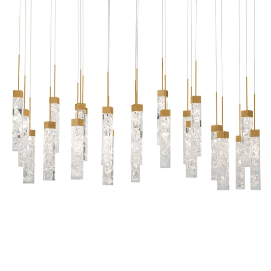 Modern Forms Minx 23 Light 12" Wide LED Crystal Multi Light Pendant