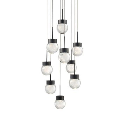 Modern Forms Double Bubble 9 Light 17" Wide LED Suspension Multi Light Pendant