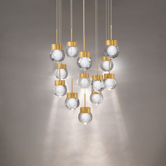 Modern Forms Double Bubble 13 Light 20" Wide LED Suspension Multi Light Pendant