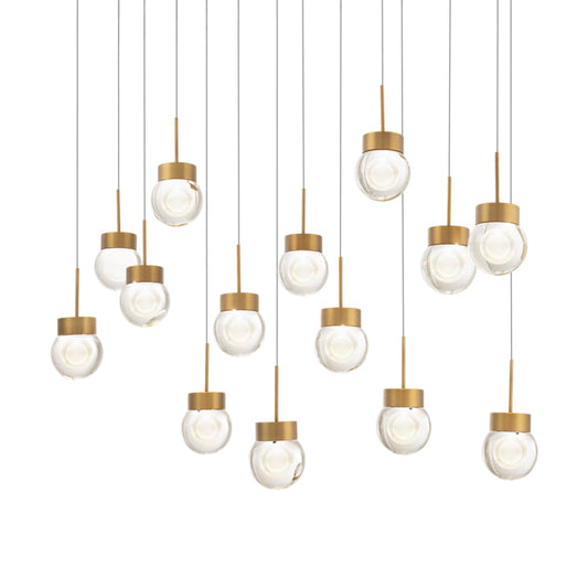 Modern Forms Double Bubble 14 Light 10" Wide LED Suspension Multi Light Pendant