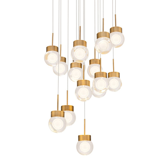 Modern Forms Double Bubble 15 Light 23" Wide LED Suspension Multi Light Pendant