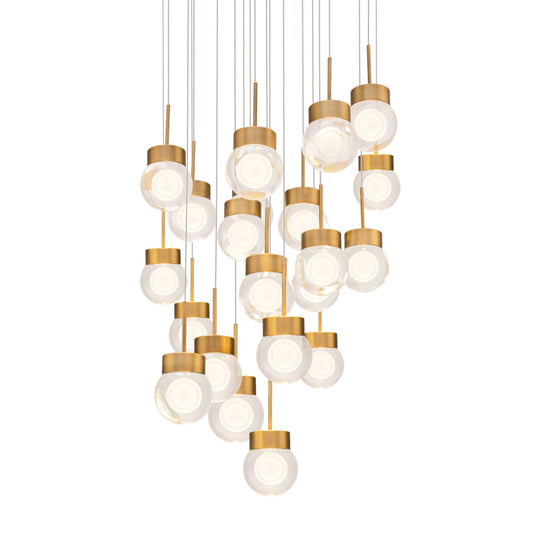 Modern Forms Double Bubble 21 Light 26" Wide LED Suspension Multi Light Pendant